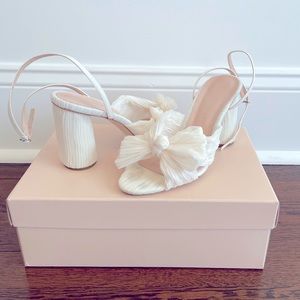 Loeffler Randall Camellia pearl knotted sandals